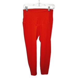 Shefit Boss Leggings 2 Luxe Rush Red High Waist Compression Workout Activewear